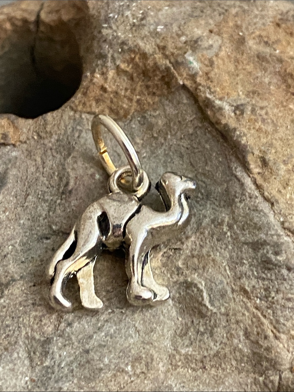 5/$10❤️❤️❤️NEW Silver Tone Zinc Alloy CAMEL Charm Pendant